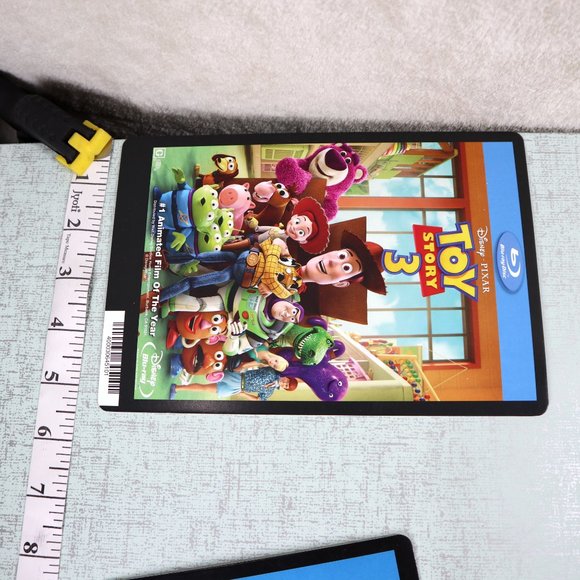 Toy Story 3 BLOCKBUSTER VIDEO BLURAY BACKER CARD 5"X8" NO MOVIE Pixar Disney - Picture 7 of 8